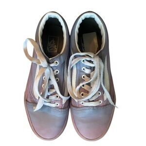 Vans Pink and Purple Kids Sneakers Size 3.5